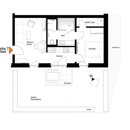 Appartamento Windstaerke 7 - Meerwert